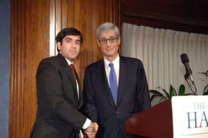 Dr. Nathan Punwani with Former Treasury Secretary Robert Rubin