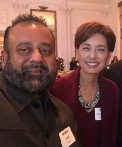 Dr. Amit Desai with Congresswoman Young Kim